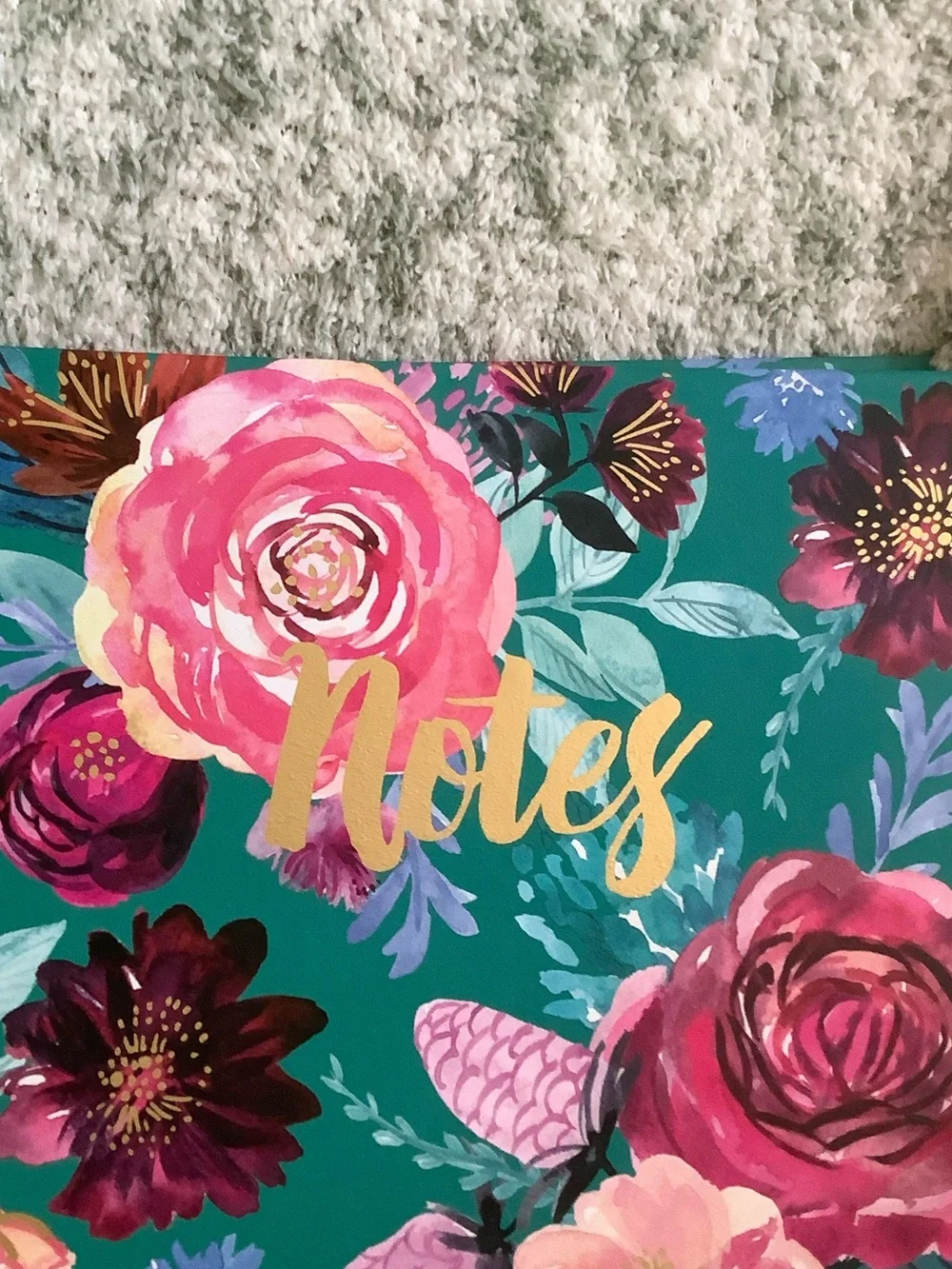 Clementine Paper Co Floral Brights Lined Journal Hardcover Notebook NWT 8.25”x10